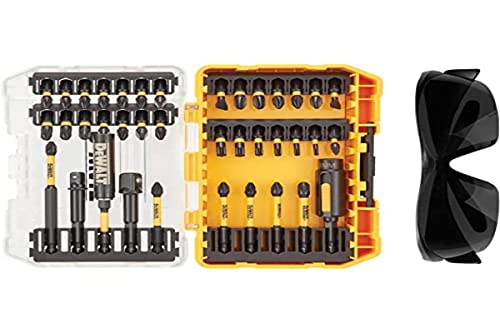 Dewalt Set Flextorq Da 38 Pezzi + Occhiali Di Sicurezza