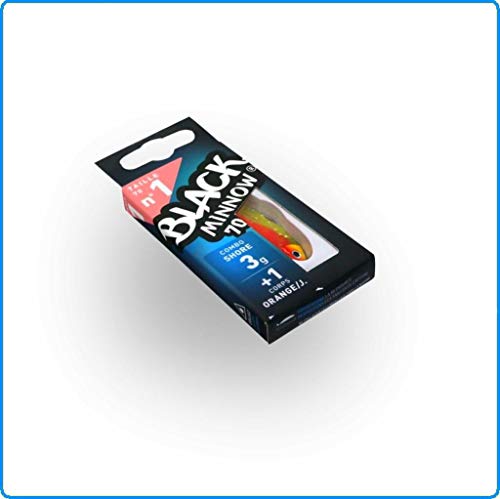 Fiiish Black Minnow 70mm Combo (Rigged and Ready)