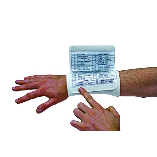 Franklin Sports Quarterback Wristband (Assorted Colors)