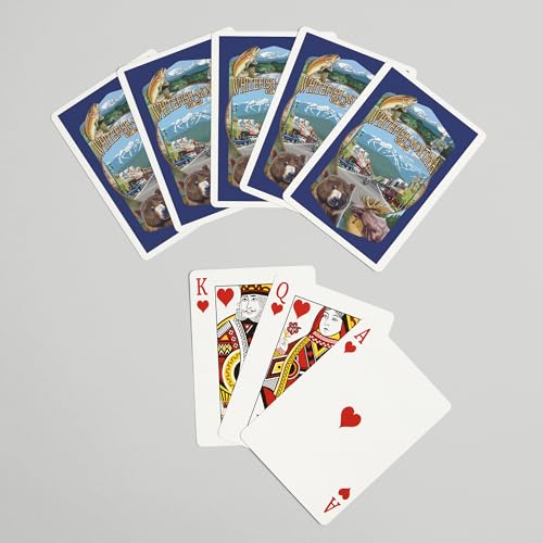 Baraja de poker Whitefish Montana 52 cartas miniatura 7