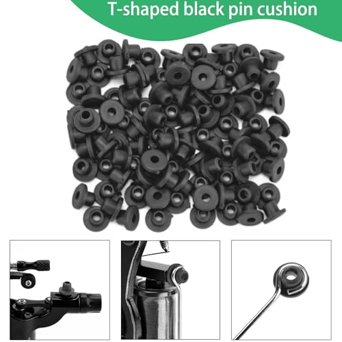 HOINCO 408Pcs Tattoo Machine Parts,Tattoo Supplies Set Tattoo Needle Pad,Colorful Tattoo Rubber Bands,Black Rubber Ring,Cleaning Brush,Hex Wrenches.
