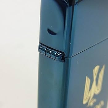 Amazon.co.jp: Zippo Peace Peace Lighter, Blue Titanium, Slim