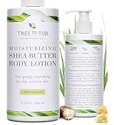 Tree To Tub Cocoa Butter Lotion for Sensitive Skin - Moisturizing Shea Butter Lotion for Extremel...
