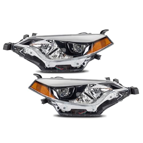 2PCS Set Headlight Assembly Replacement for 2014 2015 2016 Toyota by TRIBLE SIX - Used condition - US$100.68