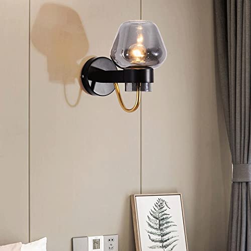 Aplique de pared de alta calidad con acabado negro mate refinado para interiores sofisticados 4
