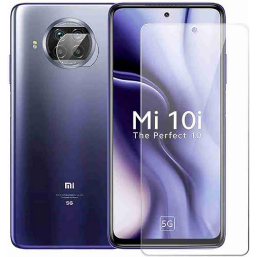 Image of Embed HD-Clear Screen Guard for Mi 10i 5G - Harder or Durable Plastic & More Impact-Resistant Than Glass, with Free Installation Kit