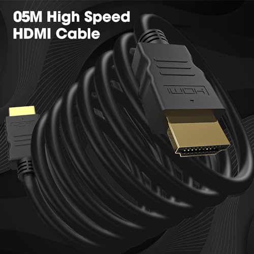 Image of NEXSA High Speed HDMI Cable 1.5m 4K 120Hz 1080p 240Hz ARC Black Cord
