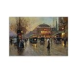 Poster sur toile Theatre Du Chatelet par Edouard Cortes - Décoration murale - 40 x 60 cm