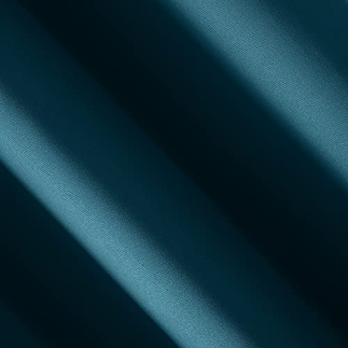 Rideaux occultants bleu sarcelle 132x137cm Sun Zero - 5