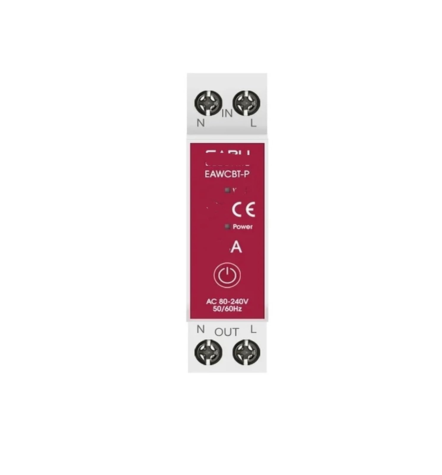JNVFTCUX EAWCBT-P Intelligent Circuit Breaker 1P+N 63A Timer Power Energy kilowatt-Hour Voltage and Current Meter Protector Voice(25v)