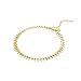 Befettly Womens girls Adjustable Double Layer Handmade Dainty Anklet 14K Gold Fill Boho Beach Foot Chain Warter Drop-4-Triangular Smooth