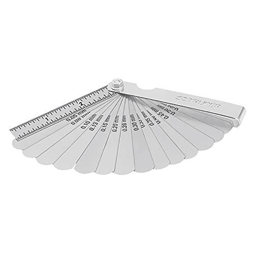 TRUPER CAL-15 15-Blade Spark Plug Feeler Gauge Set