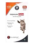 20 Extra Strong Thick Durable XL (Extra Large - 100 x 48 cm) Cat Litter Tray Liners with Extra Strong Drawstrings from Easy Applicator. For Large, XL & Jumbo Trays + Boxes. For most types Cat Litter.