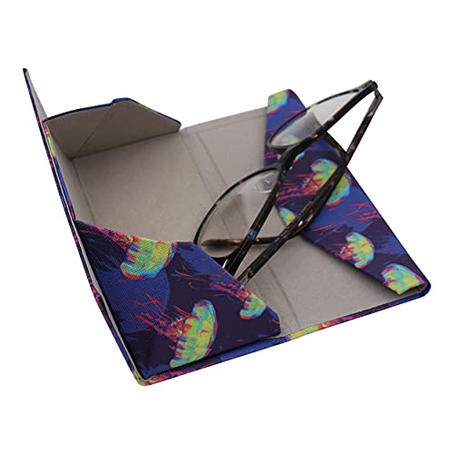 Image of Real Sic Glasses Case for Men and Women - Magnetic Folding Hard Shell Sunglass Holder - Inspired by Adorable Animals