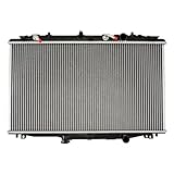AUTOSITY CU2797 Radiator, Compatible with 2003-2007 Accord 2.4L(2005-2007 DENS Design ONLY) Aluminum Automotive Replacement Radiator