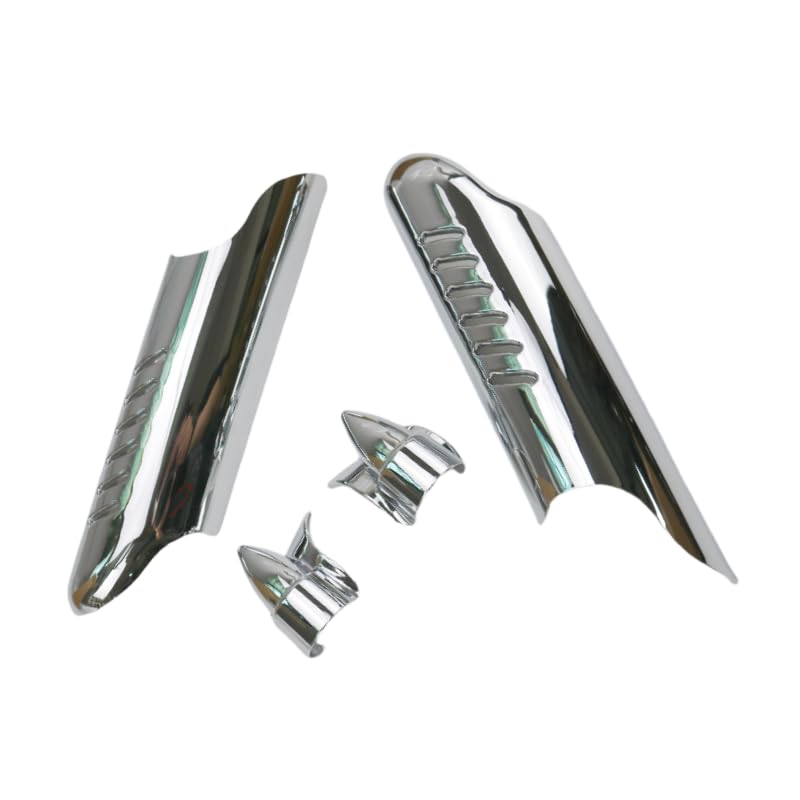 Protector deflector cromado de alta resistencia para horquilla de Harley Touring 7
