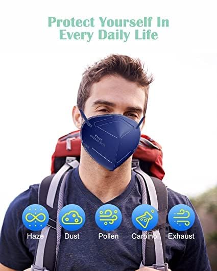 Image of MEELANA Anti Pollution 5 Layer Non Woven Fabric N95 Reusable Mask for Unisex