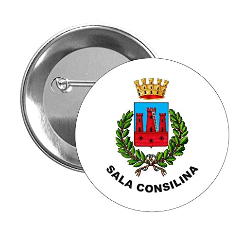 BUTTON . EMBLEM ARMORIALE CONSILINA ROOM SALERNO ITALY