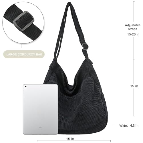 Bolsa Tote de Lona Casual Hobo Unisex Gran Capacidad miniatura 4