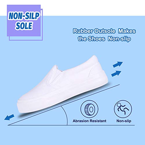 Kids Shoes Toddlers Canvas Sneakers Slip-on Comfortable Light Weight Causal Running Tennis Shoes for Boys Girls3
