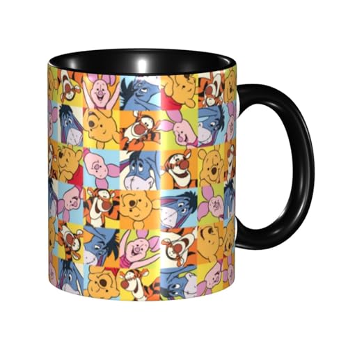 くまのプーさん マグカップ 330ml ティーカップ コーヒーカップ カップ セラミック Mug Cup 軽量 直接ドリップ おしゃれ かわいい 電子レンジ対応 グッズ オフィス 家用 プレゼント