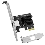 WAVLINK 2.5G Base-T PCIe Network Card, 2500/1000/100Mbps PCI Express Ethernet Adapter with RTL8125B, 2.5G NIC for Windows 11/10/8/8.1/7 & Linux with Low Profile Bracket