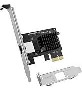 WAVLINK 2.5 Gigabit Ethernet PCIE Network Card, 10/100/1000/2500 Mbps RJ45 LAN Adapter for Deskto...