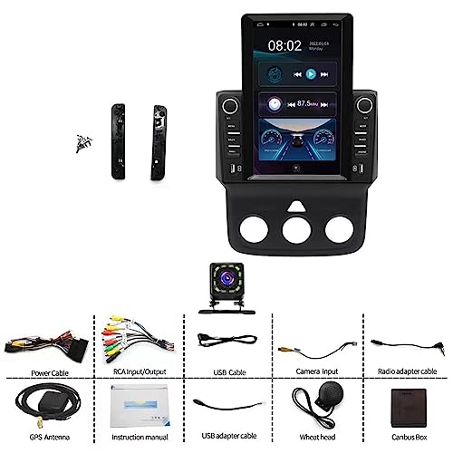 Android 14 Car Radio Stereo for Dodge Ram 1500 2500 3500 2013-2018,9.7 Touchscreen Mirror Auto Radio Player with Wireless Carplay and Android Auto,FM Radio Receiver Built-in GPS WiFi DSP,2GB +32GB by ikasus - Image 5