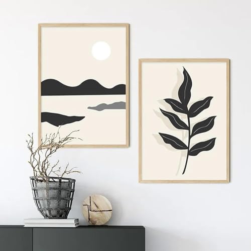 Art mural haut de gamme imprimés abstraits minimalistes