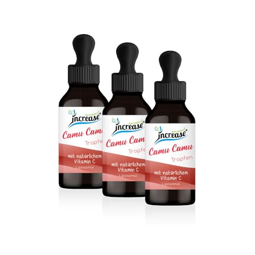 Tomar 3, número 2 acción liposomal camu camu gotas de alta dosis - (180.000mg en 3 botellas) 2000mg de vitamina C por dosis diaria - Aceite MCT - Alta biodisponibilidad