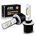 Alla Lighting 3800lm 899 880 LED Fog Light Bulbs, Super Bright PG13 Base 884 885 887 893 H27 H32, ETI 56-SMD (6000K Xenon White)