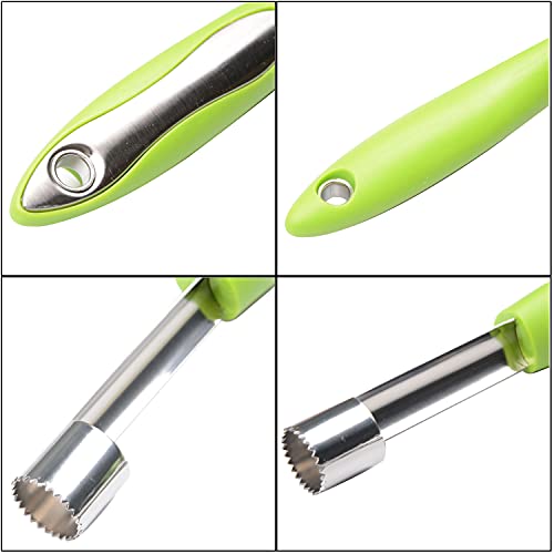 Muzoct 4Pcs Stainless Steel Fruit Pitter Device Household Kitchen Apple Pears Cherry Red Date Core Removal #TOP3