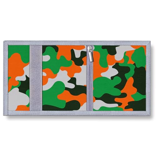 Image of TATAANTY Kids Wallet for Boys Girls Ages 6-18 Trifold, Toddler Wallet for Boys, Novelty Wallet for Childrens Birthday Gifts (Camo), D17-Camo, Camo