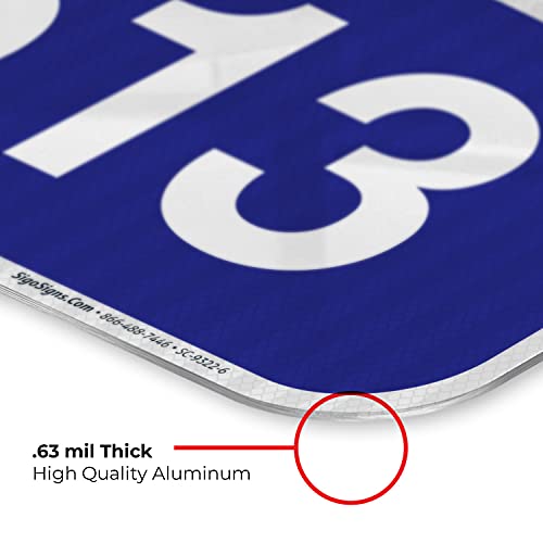 image for Sigo Signs Address Plaque, Custom Personalized House Numbers for Outsi