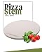 Produktbild GrillGott - Pizzastein für Backofen & Gasgrill - Für Knusprigen Boden - Pizzastein 38cm Durchmesser aus Cordierit bis 900 °C - Wärme speichernd  Pizza wie vom Italiener