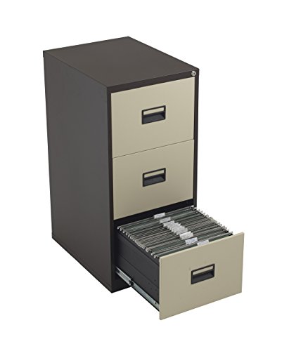 Talos-Heavy-Duty-Steel-Filing-Cabinet-40-kg-Drawer-Tolerance-Coffee-Cream-3