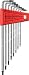 Produktbild PB SWISS TOOLS TORX SCHLÜSSELSATZ PB 3411.H | 100% Swiss Made | 8-teiliger Torx Schlüsselsatz mit Rändelschaft, T6/T7/T8/T9/T10/T15/T20/T25 für Schraubarbeiten in Industrie und Handwerk