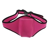 Portable et pratique : la conception du banane assure un transport facile, idéal pour le sport, le yoga et d'autres activités, mini de rangement pour micro, support de téléphone
