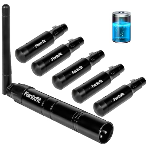 Wireless DMX512 Transmitter & 5 Receivers with Built-in Battery