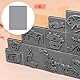 OMJMYY 2 Stück Stempelgummi Laser 297 x 211 x 2,3mm Laser Gummi Blatt Pad Stempelgummi für Laser Lasergummi Stempel A4 Stempelgummi für Diy Crafts Stamp Gravurmaschinen (Grau)