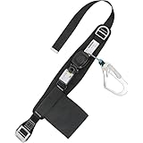 [OVZEXAO] 胴ベルト 安全帯 新規格 巻き取り器付き 墜落制止用器具 胴ベル型安全帯 伸縮式 新基準腰ベルト ショックアブソーバー 安全帯 ツールバッグ付き 全身保護 落下防止安全ベルト 電気工事 建設工事 空調設備工事 外壁洗浄 一般高所作業用 (腰当付き（取り外し不可能）)
