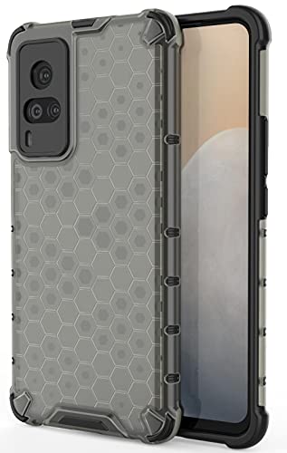 Image of Glasgow Back Case Cover Designed for Vivo X60 - Black