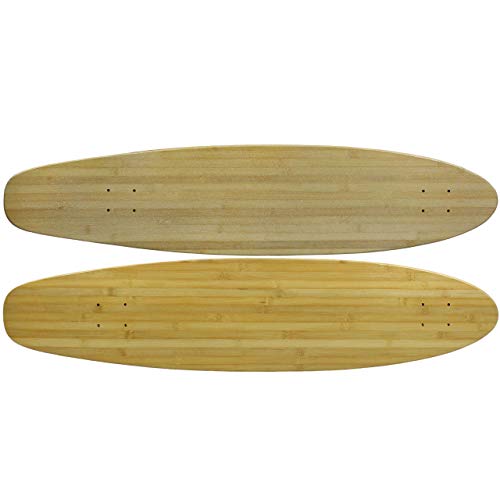 Moose Longboard Complete 9" X 40" Kicktail Bamboo #TOP3