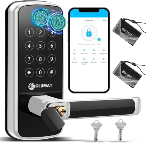 Wi-Fi Keyless Smart Door Lock with App Control
