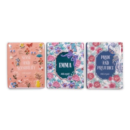 Set de 3 Imanes de Libro de Cerámica Jane Austen miniatura 3