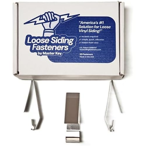 Secure Loose & Unlocked Areas of Vinyl siding 20 pcs