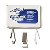 LOOSE SIDING FASTENERS Help Secure Loose Vinyl siding that Will not Lock Together or continually unlocks - Pack of 20