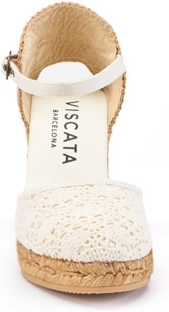 Image of VISCATA Satuna Women's Sandals Espadrille Canvas Buckle Wedges