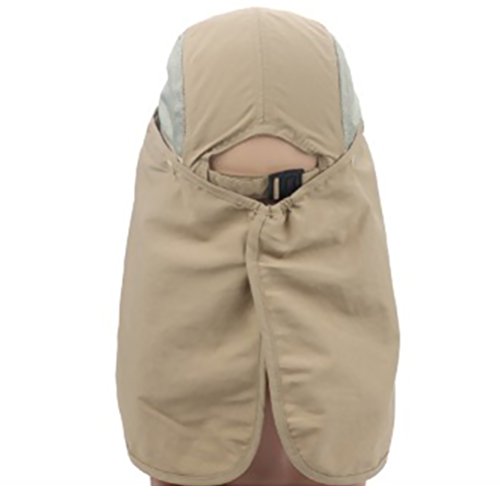 1 gorro de pesca LIOOBO de secagem rápida 360 graus rosto pescoço respirável proteção UV chapéu vise