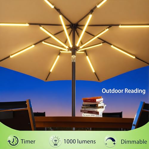 La Mejor Selección de Sombrilla con luz led para comprar online. 14 Imagen adicional